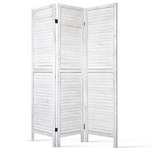 Load image into Gallery viewer, Artiss Room Divider Privacy Screen Foldable Partition Stand 3 Panel White