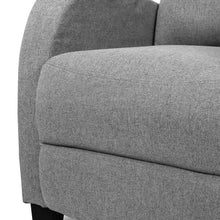 Load image into Gallery viewer, Artiss Fabric Reclining Armchair - Grey