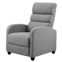 Load image into Gallery viewer, Artiss Luxury Recliner Chair Chairs Lounge Armchair Sofa Fabric Cover Grey