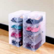 Load image into Gallery viewer, Set of 20 Transparent Stackable Shoe Storage Box