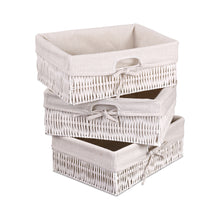 Load image into Gallery viewer, Artiss 3 Basket Storage Drawers - White