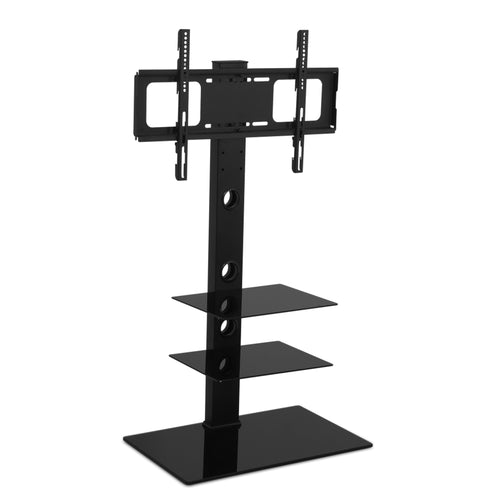 Artiss Floor TV Stand Brakcket Mount Swivel Height Adjustable 32 to 70 Inch Black