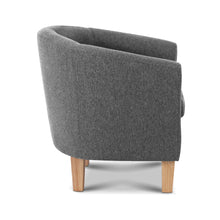 Load image into Gallery viewer, Artiss Abby Fabric Armchair - Grey