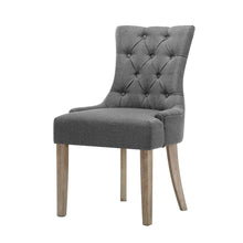 Load image into Gallery viewer, Artiss 2x Dining Chair CAYES French Provincial Chairs Wooden Fabric Retro Cafe