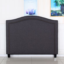 Load image into Gallery viewer, Carla Queen Size Charcoal Colour Headboard
