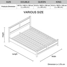 Load image into Gallery viewer, Cielo Bedframe King Size Oak