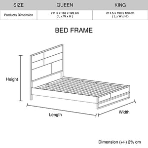 Hannah Bedframe King Size