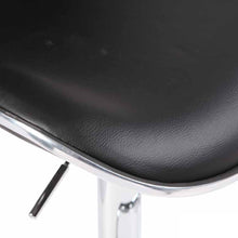 Load image into Gallery viewer, 2 X Bela Barstool Adjustable PU Leatherette Black Colour