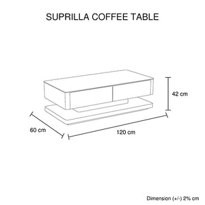 Suprilla Coffee Table Black Colour