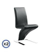 Load image into Gallery viewer, 2 X Z Chair Black Colour