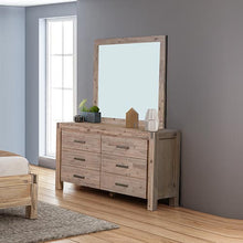 Load image into Gallery viewer, Java Dresser Table Mirror Makeup Cabinet with Drawer Oak