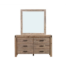 Load image into Gallery viewer, Java Dresser Table Mirror Makeup Cabinet with Drawer Oak 