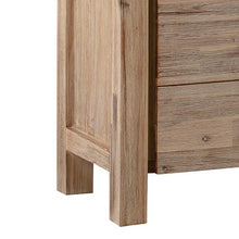 Load image into Gallery viewer, Java Dresser Table Mirror Makeup Cabinet with Drawer Oak