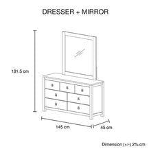 Load image into Gallery viewer, Noe Dresser With Mirror