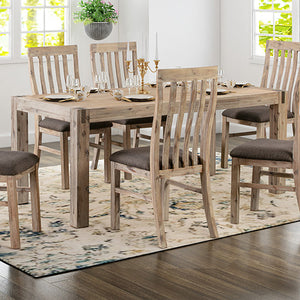 Java Dining Table Large Classic Oak Colour Wooden 180cm