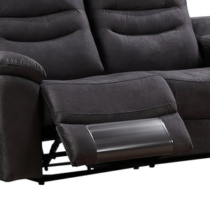Taylor Corner Recliner 5 Seater Sofa Lounge Set Black