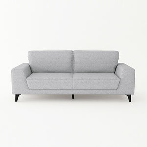 Hopper 2 Seater Fabric Sofa Light Grey Colour 