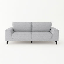 Load image into Gallery viewer, Hopper 3 Seater Fabric Sofa Light Grey Colour