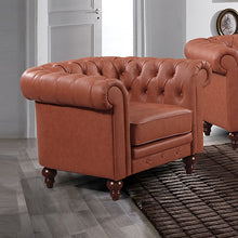 Load image into Gallery viewer, Madeline 1 Seater Brown