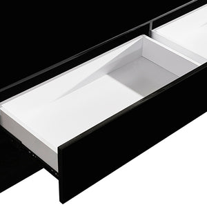 Suprilla TV Cabinet Black Colour