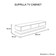 Load image into Gallery viewer, Suprilla TV Cabinet Black Colour