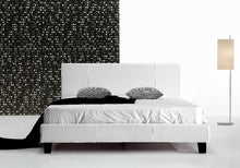 Load image into Gallery viewer, Queen PU Leather Bed Frame White