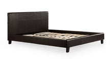 Load image into Gallery viewer, Queen PU Leather Bed Frame Brown