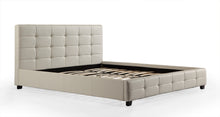 Load image into Gallery viewer, King PU Leather Deluxe Bed Frame White