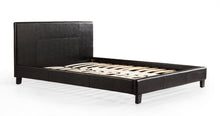 Load image into Gallery viewer, Queen PU Leather Bed Frame Black