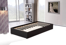 Load image into Gallery viewer, PU Leather Single Bed Ensemble Frame