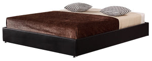 PU Leather Queen Bed Ensemble Frame