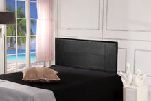 Load image into Gallery viewer, PU Leather Double Bed Headboard Bedhead - Black