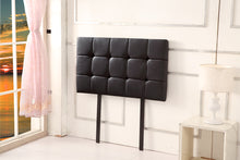 Load image into Gallery viewer, PU Leather Single Bed Deluxe Headboard Bedhead - Black