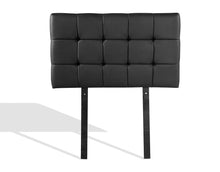 Load image into Gallery viewer, PU Leather Single Bed Deluxe Headboard Bedhead - Black