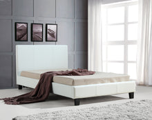 Load image into Gallery viewer, King Single PU Leather Bed Frame White