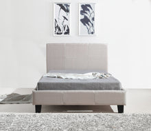 Load image into Gallery viewer, King Single Linen Fabric Bed Frame Beige