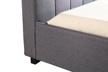 Load image into Gallery viewer, King Single Linen Fabric Deluxe Bed Frame Grey