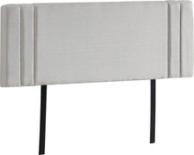 Load image into Gallery viewer, Linen Fabric Queen Bed Deluxe Headboard Bedhead - Beige