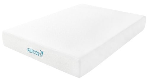 Palermo Double 25cm Gel Memory Foam Mattress - Dual-Layered - CertiPUR-US Certified