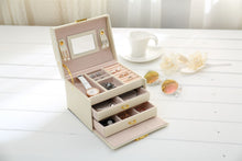 Load image into Gallery viewer, Jewellery Storage Box Girls Rings Necklaces Display Organiser Storage Case