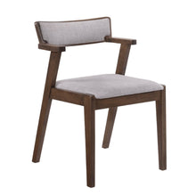 Load image into Gallery viewer, Elsa Dining chair with arm rest in GREY