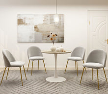 Load image into Gallery viewer, Grey Audrey Joan White 5 Piece Dining Set