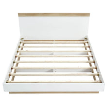 Load image into Gallery viewer, Aiden Industrial Contemporary White Oak Bed Frame