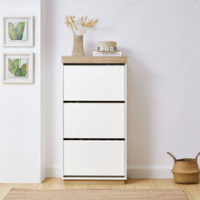 Load image into Gallery viewer, Aiden Coastal White Oak Small Shoe Cabinet
