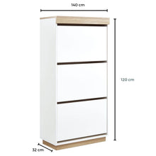 Load image into Gallery viewer, Aiden Coastal White Oak Small Shoe Cabinet