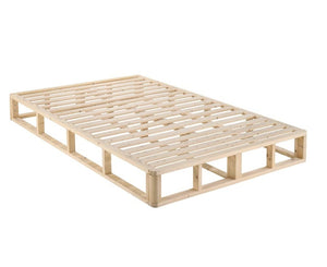 Kurt Wooden Platform Bed Frame Base Double