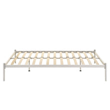 Load image into Gallery viewer, Metal Bed Base Frame Platform Foundation White - King Single