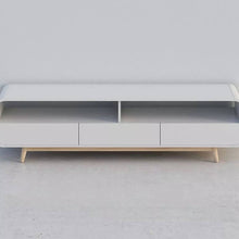 Load image into Gallery viewer, Merlin White  Modern Retro TV Unit 180CM