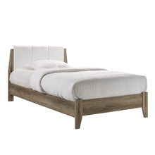 Load image into Gallery viewer, Wooden Bed Frame w Leather Upholstered Bed Head Queen