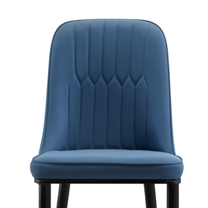 Stan Navy Elegant Classic Design Dining Chair Set of 2
